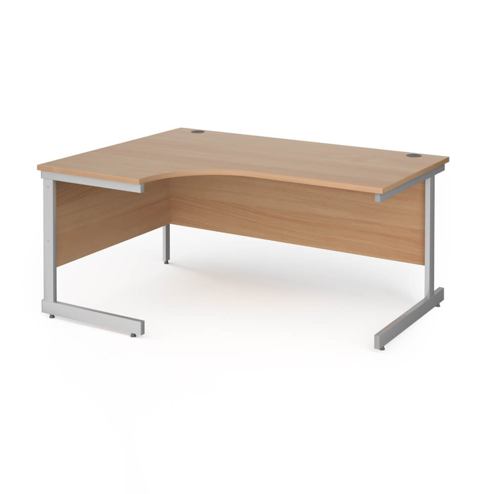 Contract 25 Cantilever Leg LH Ergonomic Desk