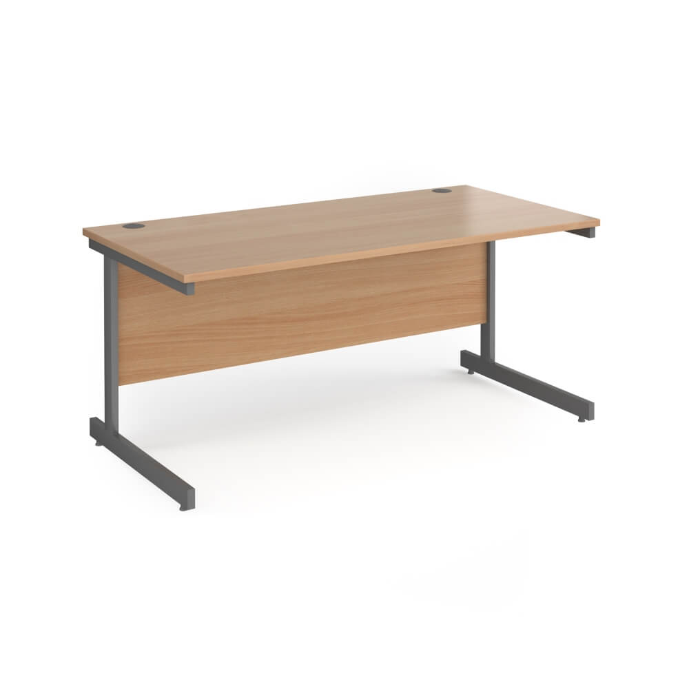 Contract 25 Cantilever Leg Straight Desk