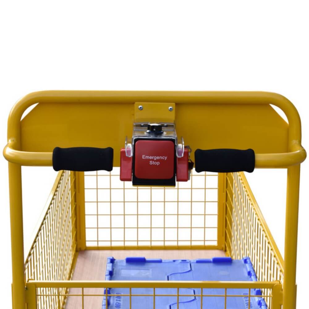 Power Platform Truck With Removable Mesh Sides