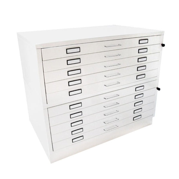 Milano Metal Plan Chest A1 10 Drawer