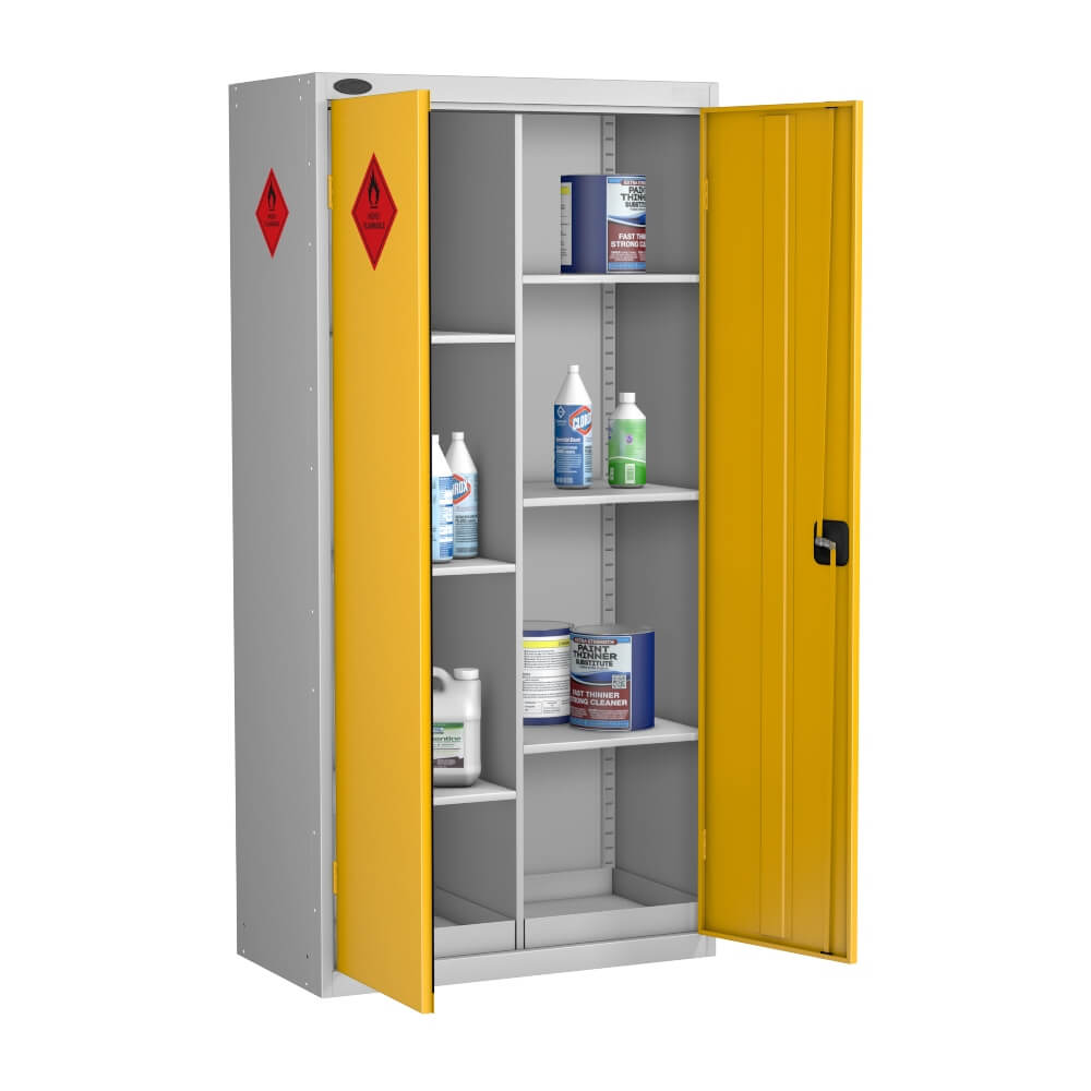 Coshh Hazardous 8 Compartment Cabinet