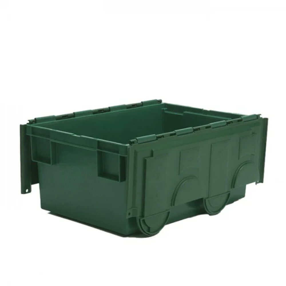 Attached Lid Container 49.5 Litre - Coloured Base with Coloured Lid