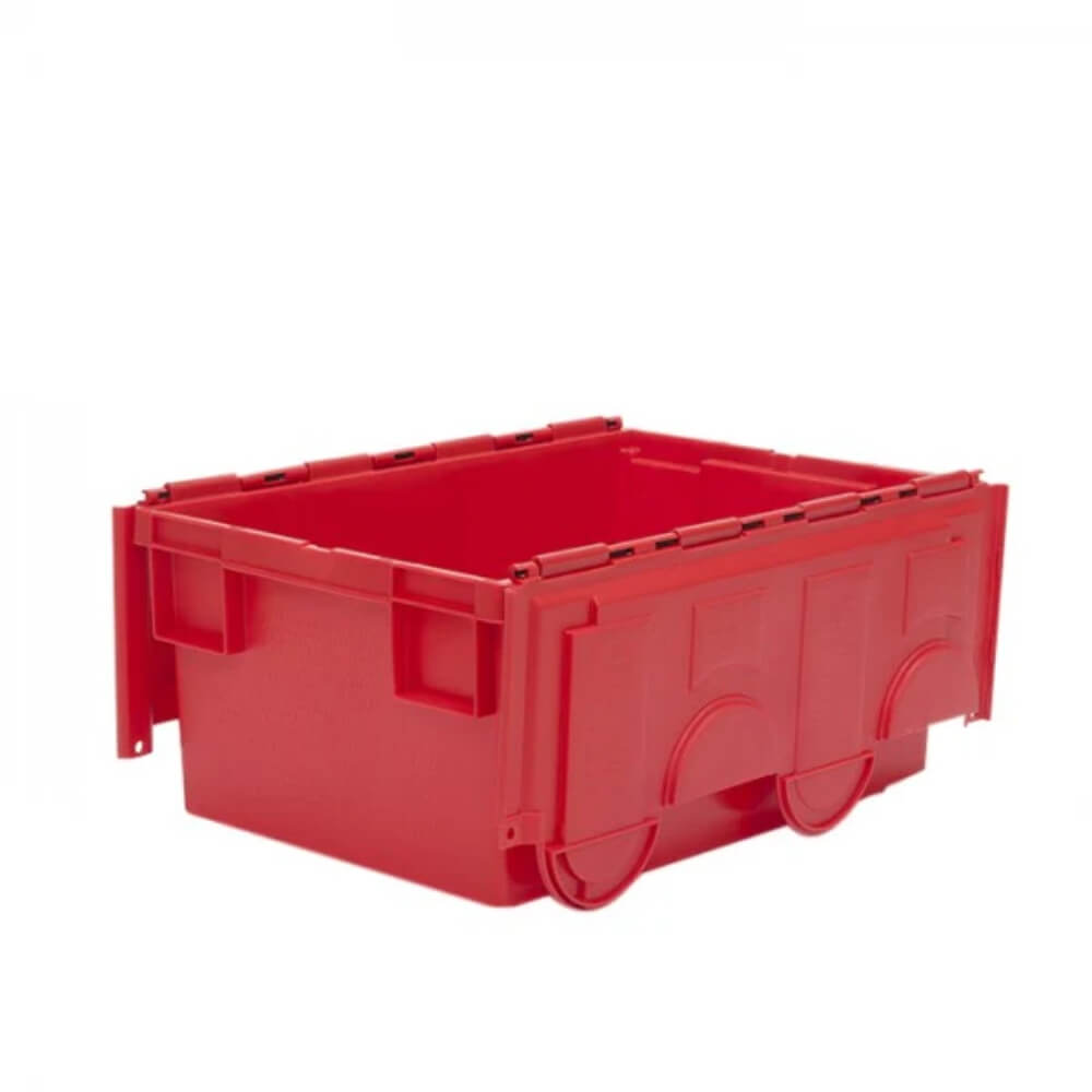 Attached Lid Container 49.5 Litre - Coloured Base with Coloured Lid