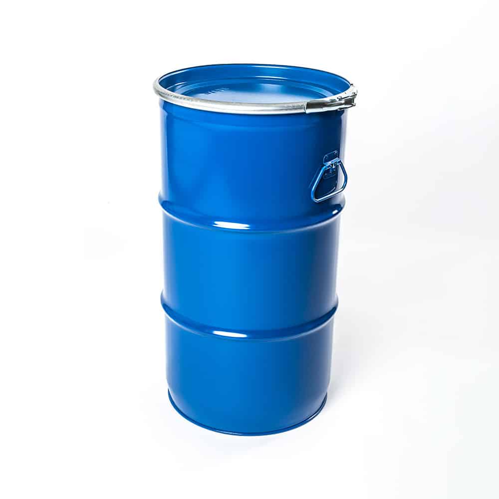 Open Top Steel Drum 60 Litre - Pallet Load - 24 Units