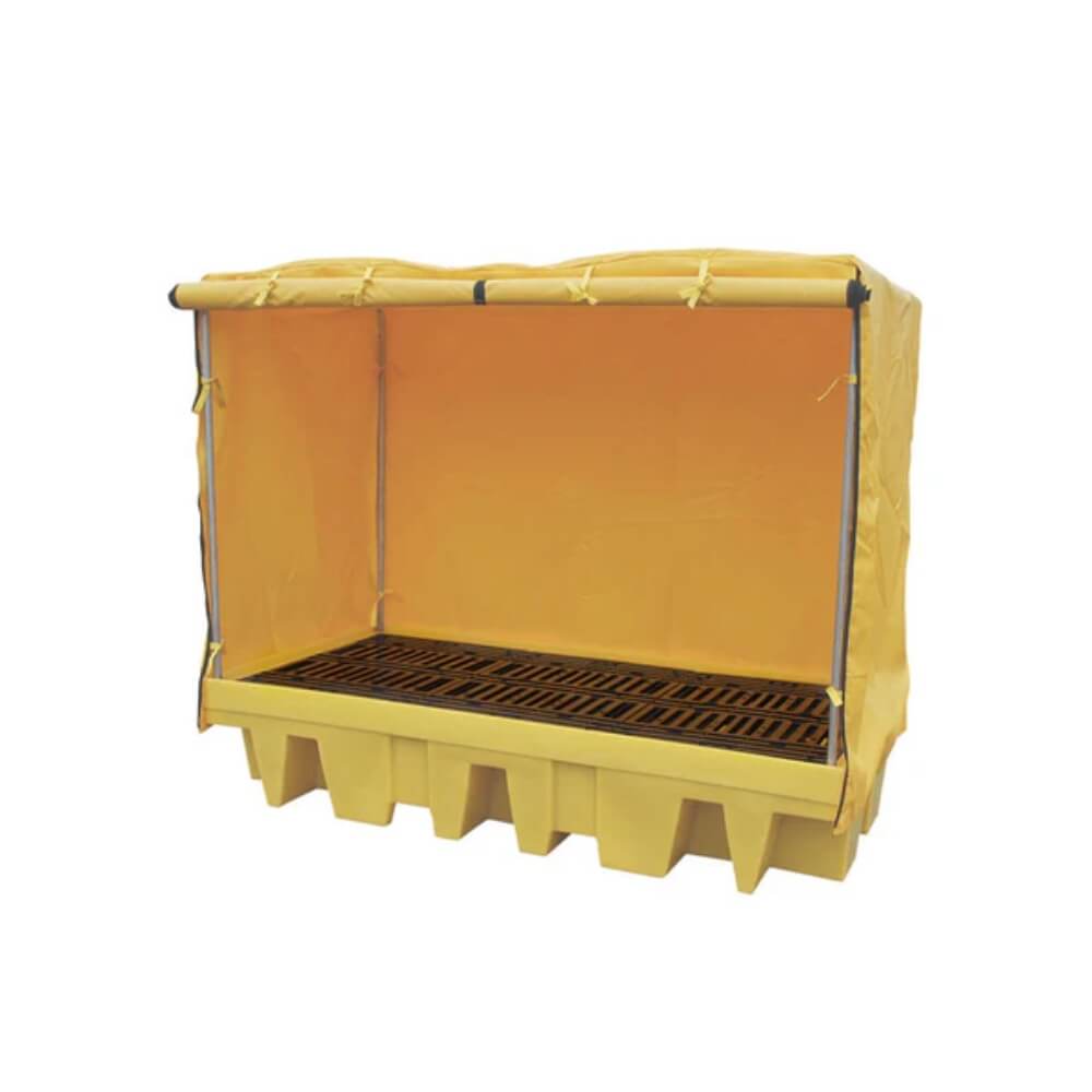PVC Covered Spill Pallet for 2 IBC