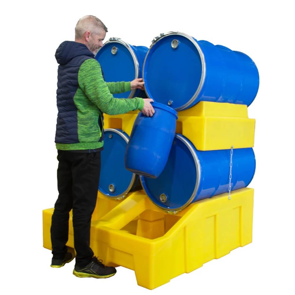 Drum Storage Stacker - 4 Drum