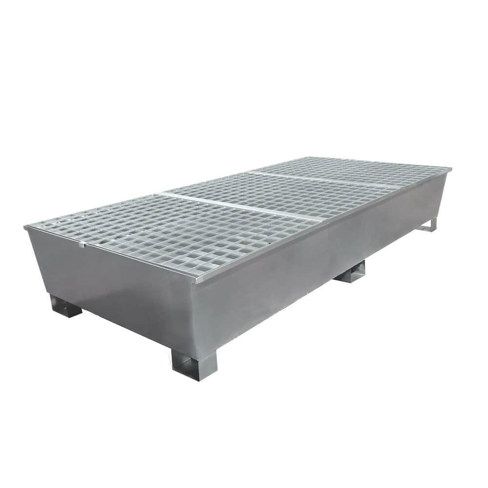 Galvanised IBC Spill Pallet for 2 IBC