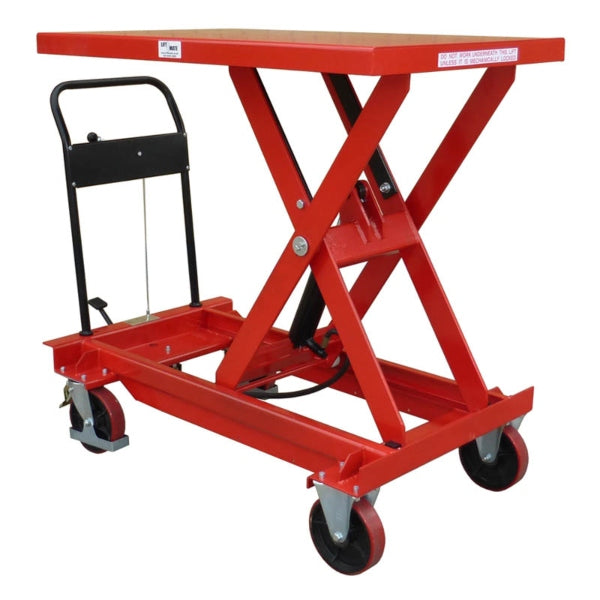 Mobile Scissor Lift Table with Large Platform 1000kg
