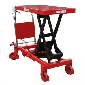 Heavy Duty Mobile Scissor Lift Table 1000kg Capacity