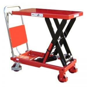 Heavy Duty Mobile Scissor Lift Table 500kg