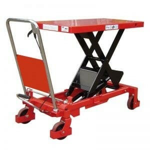 Heavy Duty Mobile Scissor Lift Table 800kg