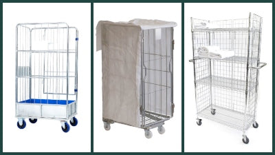 Improve Laundry Efficiency with Heavy-Duty Trolleys, Linen Carts & Roll Cages