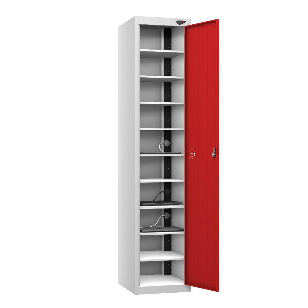 10 Compartment Laptop Charging Locker with 1 Door Access