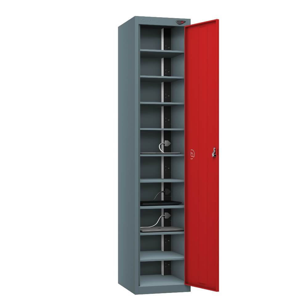 10 Compartment Laptop Charging Locker with 1 Door Access