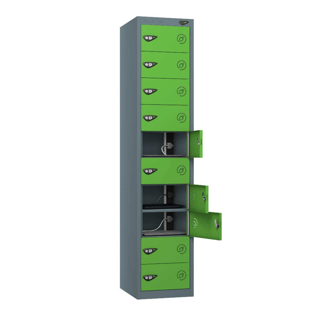 10 Compartment Laptop Charging Locker with 10 Door Access