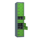 10 Compartment Laptop Charging Locker with 10 Door Access
