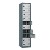 10 Compartment Laptop Charging Locker with 10 Door Access