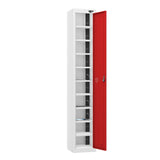 10 Compartment Tablet Charging Locker with 1 Door Access