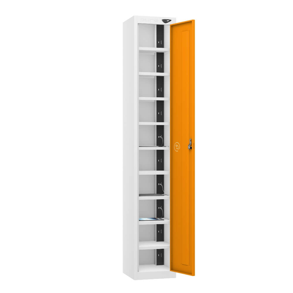 10 Compartment Tablet Charging Locker with 1 Door Access