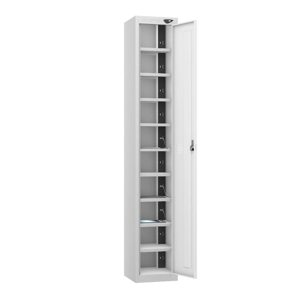 10 Compartment Tablet Charging Locker with 1 Door Access
