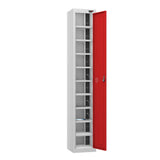 10 Compartment Tablet Charging Locker with 1 Door Access