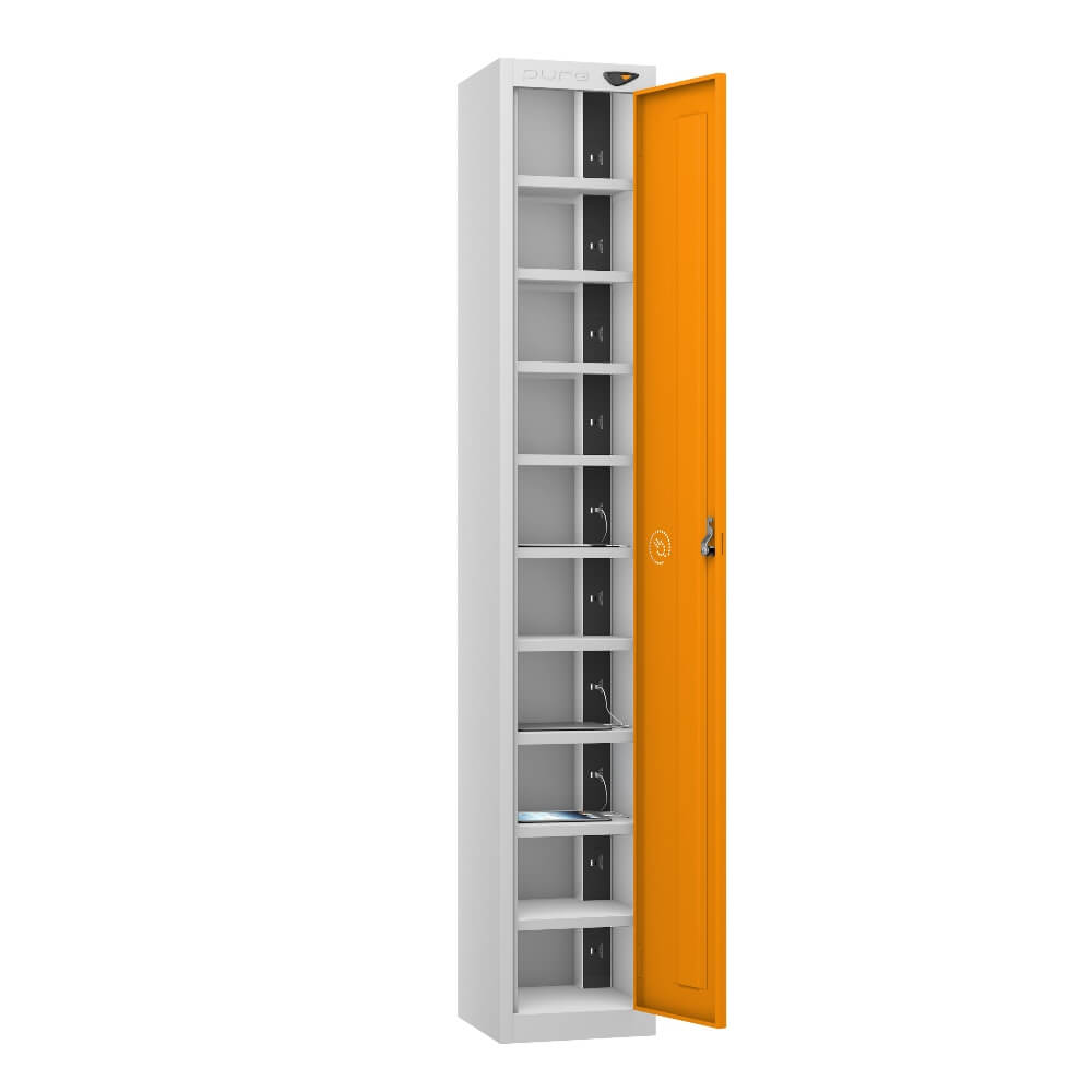 10 Compartment Tablet Charging Locker with 1 Door Access