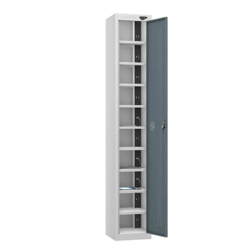 10 Compartment Tablet Charging Locker with 1 Door Access