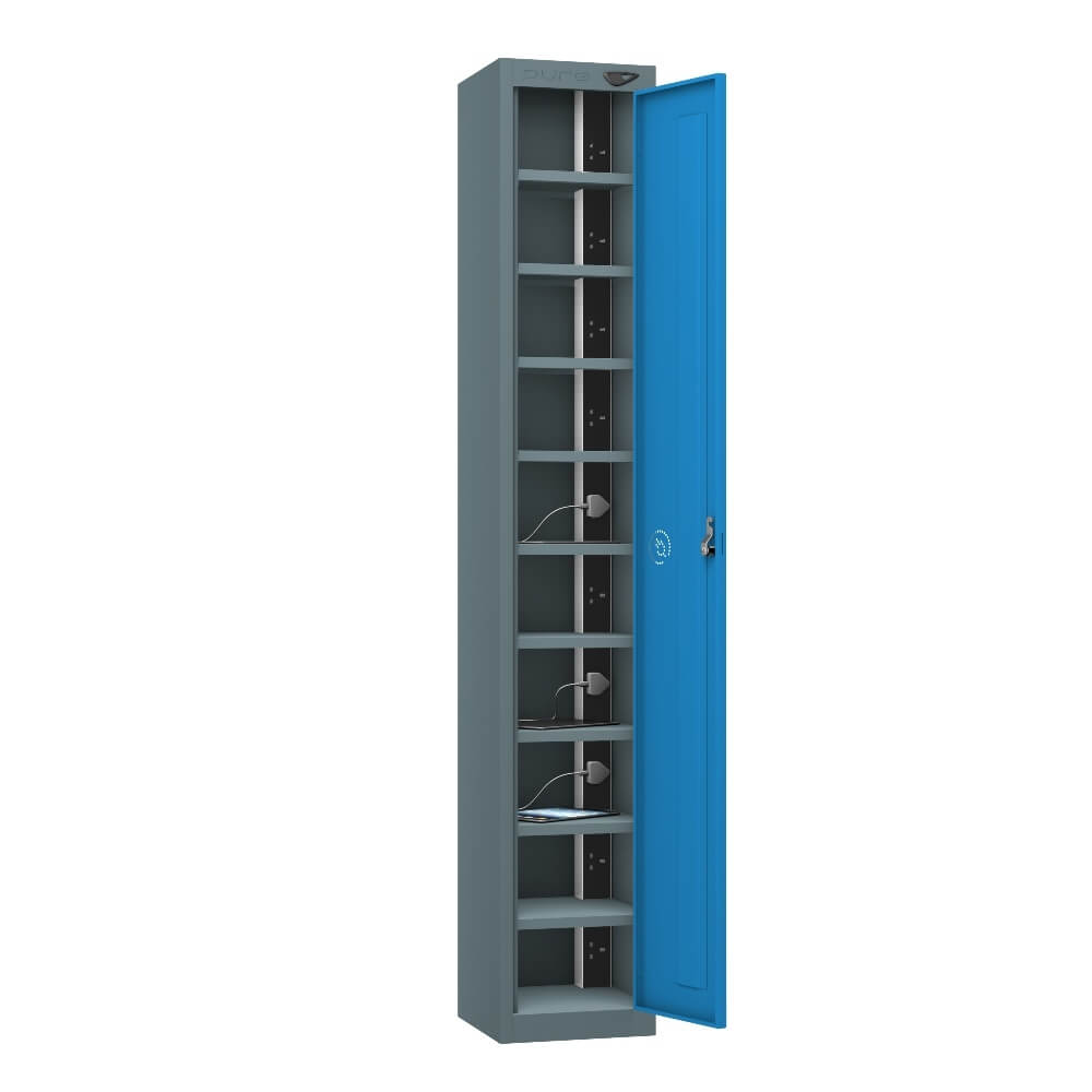 10 Compartment Tablet Charging Locker with 1 Door Access