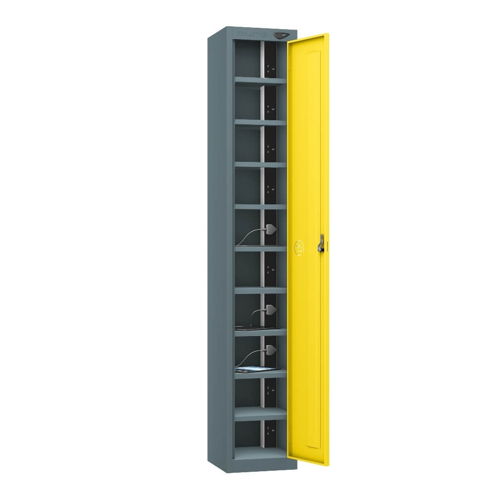 10 Compartment Tablet Charging Locker with 1 Door Access