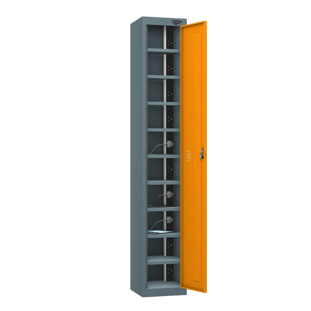 10 Compartment Tablet Charging Locker with 1 Door Access