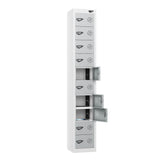 10 Compartment Tablet Charging Locker with 10 Door Access