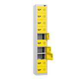 10 Compartment Tablet Charging Locker with 10 Door Access