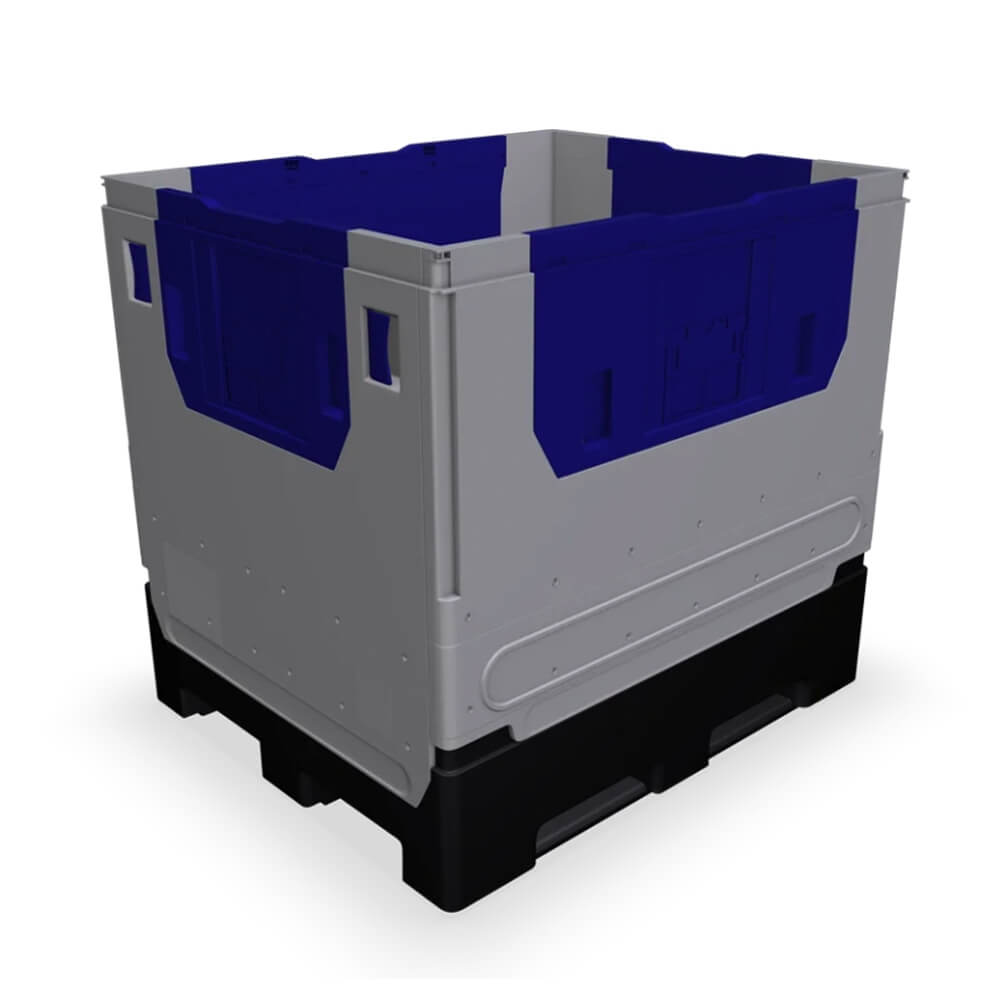 1000 Litre Tall Collapsible Plastic Pallet Box