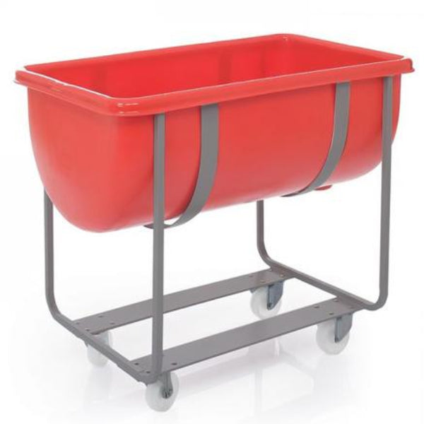 145 Litre Plastic Trough with Mobile Frame