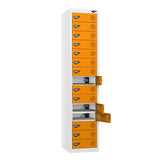 15 Compartment Laptop Charging Locker with 15 Door Access
