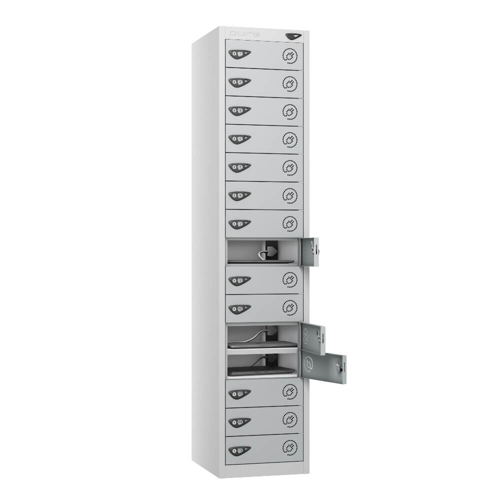 15 Compartment Laptop Charging Locker with 15 Door Access