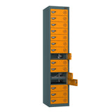 15 Compartment Laptop Charging Locker with 15 Door Access