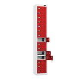 15 Compartment Tablet Charging Locker with 15 Door Access