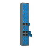 15 Compartment Tablet Charging Locker with 15 Door Access