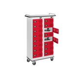 16 Compartment Tablet Charging Trolley with 16 Door Access