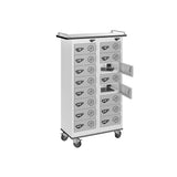 16 Compartment Tablet Charging Trolley with 16 Door Access