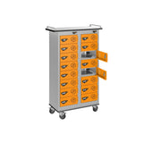 16 Compartment Tablet Charging Trolley with 16 Door Access