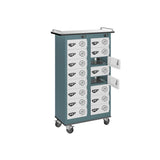 16 Compartment Tablet Charging Trolley with 16 Door Access