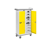 16 Compartment Tablet Charging Trolley with 2 Door Access