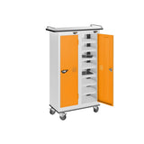16 Compartment Tablet Charging Trolley with 2 Door Access