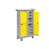 16 Compartment Tablet Charging Trolley with 2 Door Access
