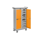 16 Compartment Tablet Charging Trolley with 2 Door Access