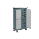 16 Compartment Tablet Charging Trolley with 2 Door Access