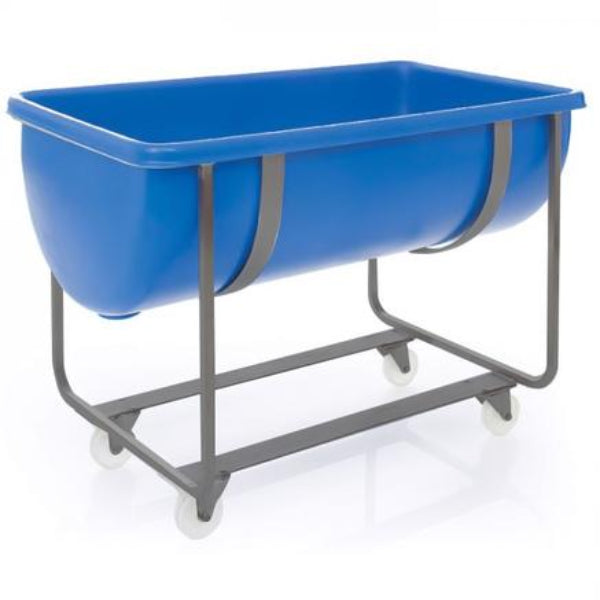 198 Litre Plastic Trough with Mobile Frame