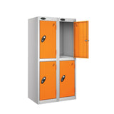 Two Compartment Low Locker - Nest Of 2